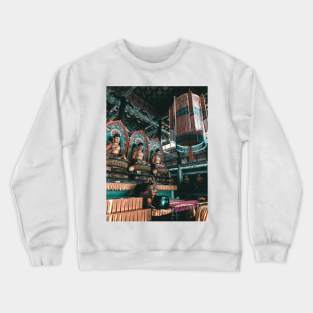 Asian Temple Crewneck Sweatshirt